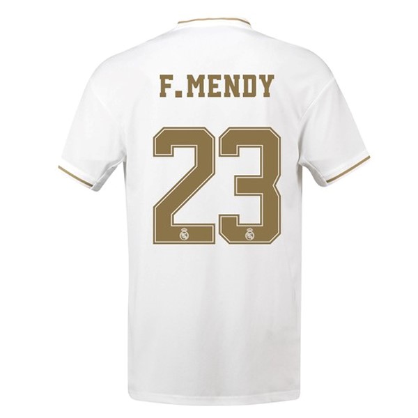 Camiseta Real Madrid NO.23 F.Mendy 1ª 2019-2020 Blanco